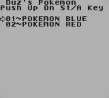 Image n° 1 - screenshots  : Pokemon Red-Blue 2-in-1
